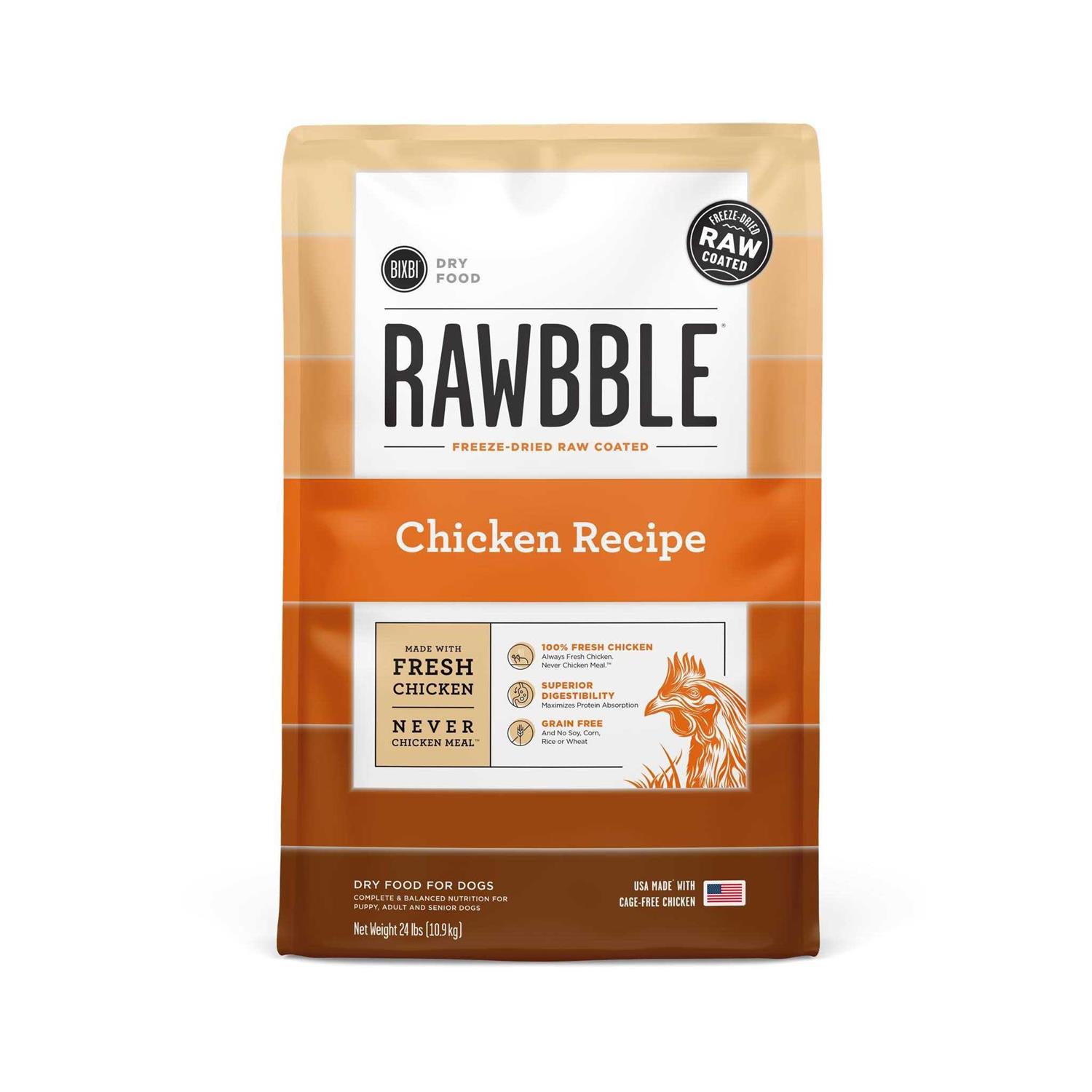 BIXBI Rawbble Chicken Recipe Dry Dog Food - Pet Supplies online store