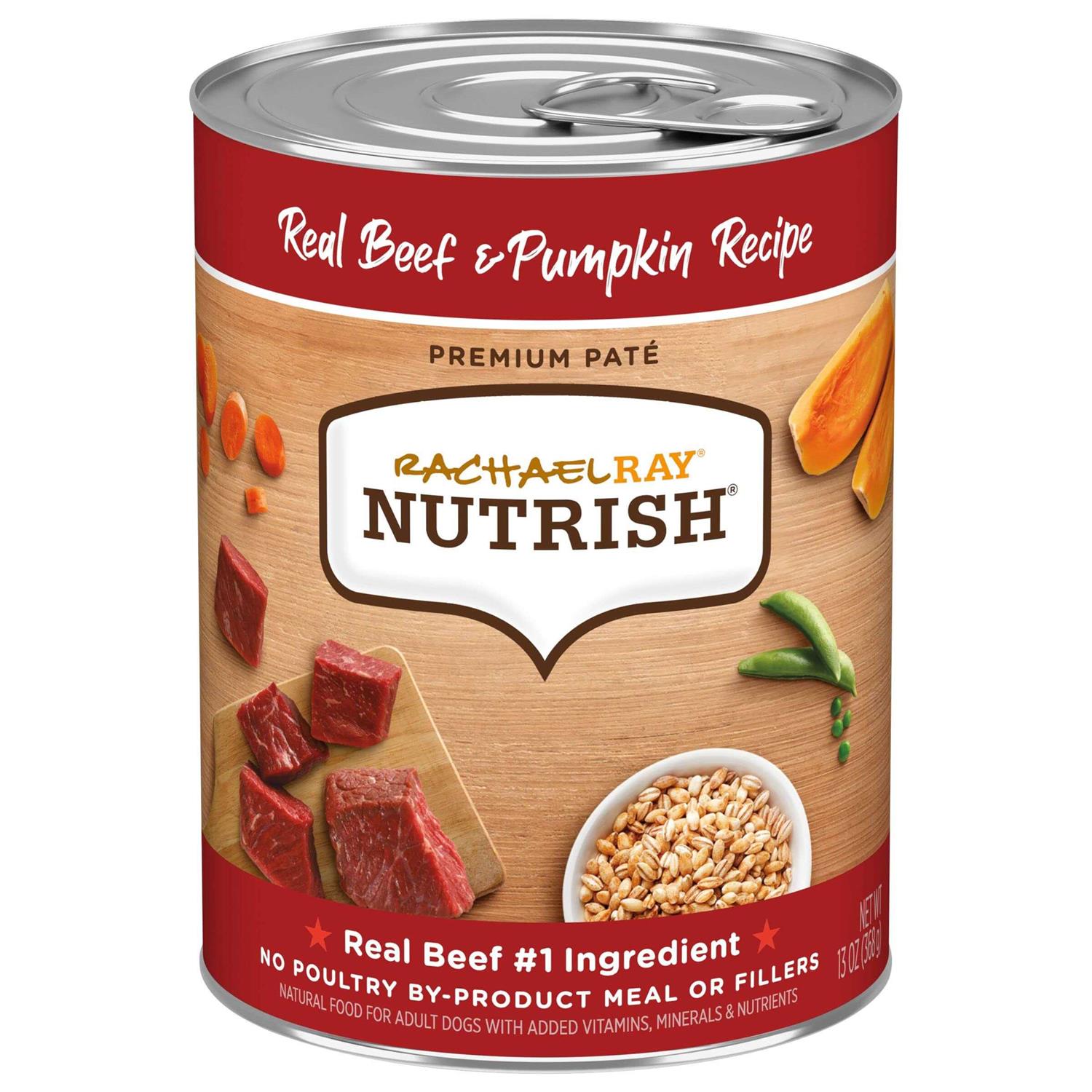 Rachael Ray Nutrish Real Beef & Pumpkin Recipe Wet Dog Food - Pet Supplies online store