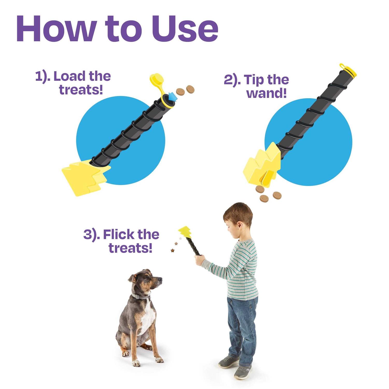 Brightkins Magic Wand Treat Dispenser Bolt - Pet Supplies online store