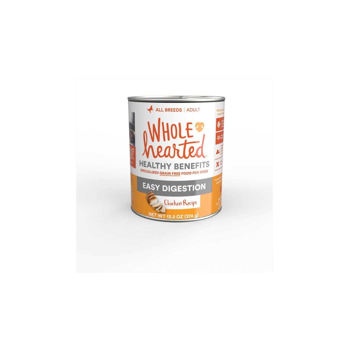 WholeHearted Grain Free Chicken Recipe Easy Digestion Adult Wet All Breeds Dog Food - Pet Supplies online store