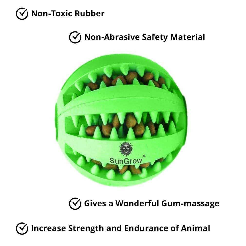 SunGrow Teething Treat Chew Ball for Rabbit Ferret Guinea Pig - Pet Supplies online store