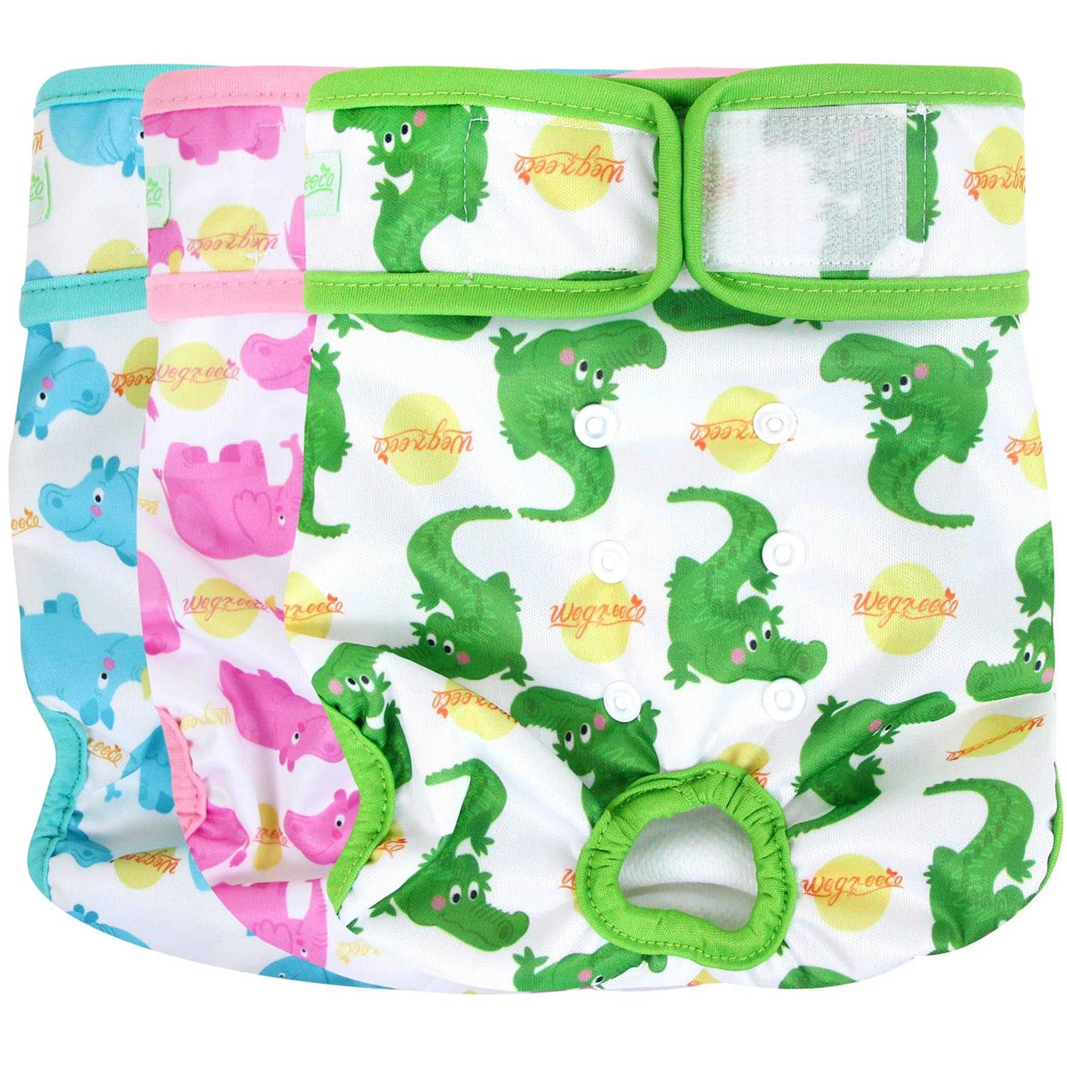 Wegreeco Luxury Washable Reusable Dog Diapers Durable Female Dog Diapers - Pet Supplies online store