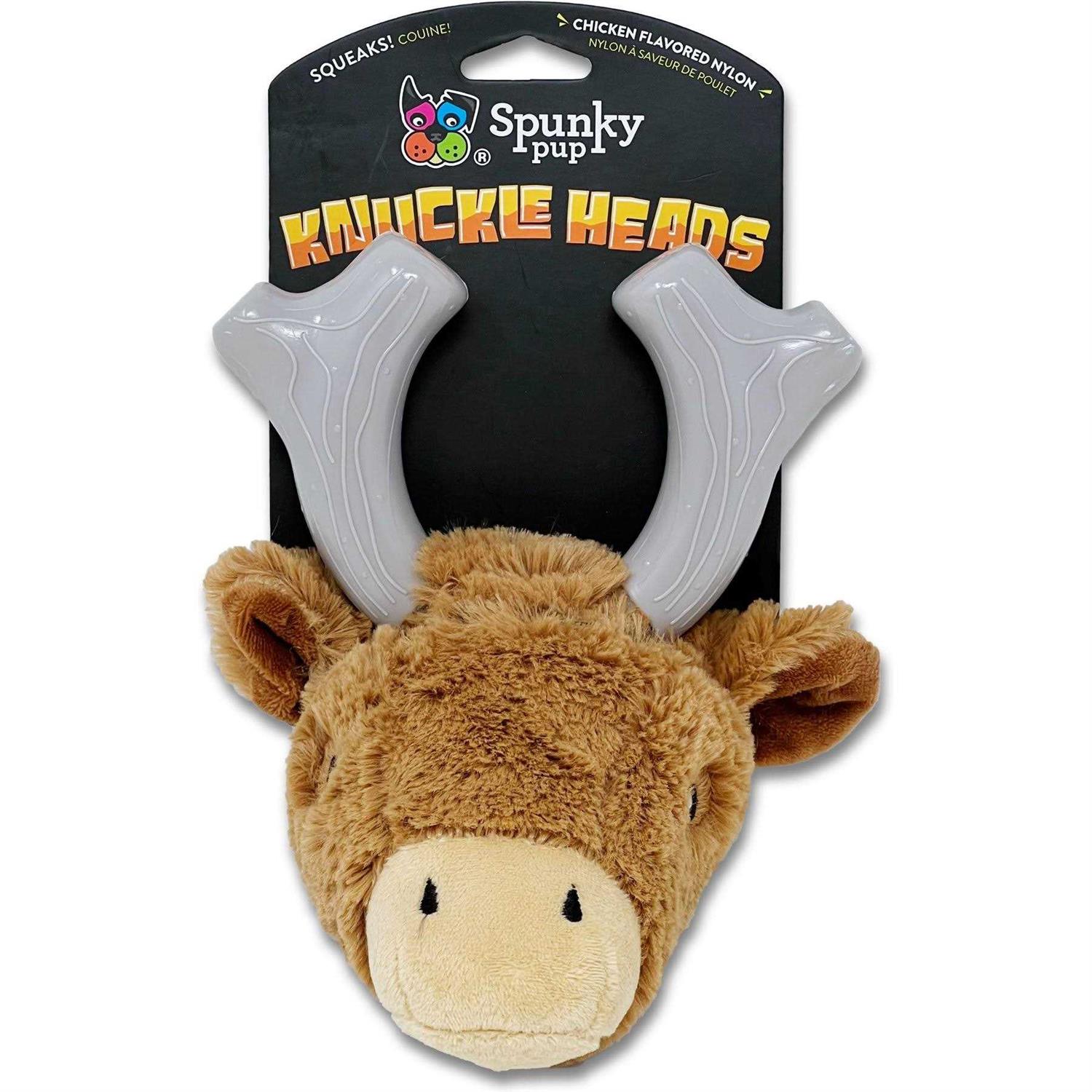 Spunky Pup Knuckleheads Deer Dog Toy - Pet Supplies online store
