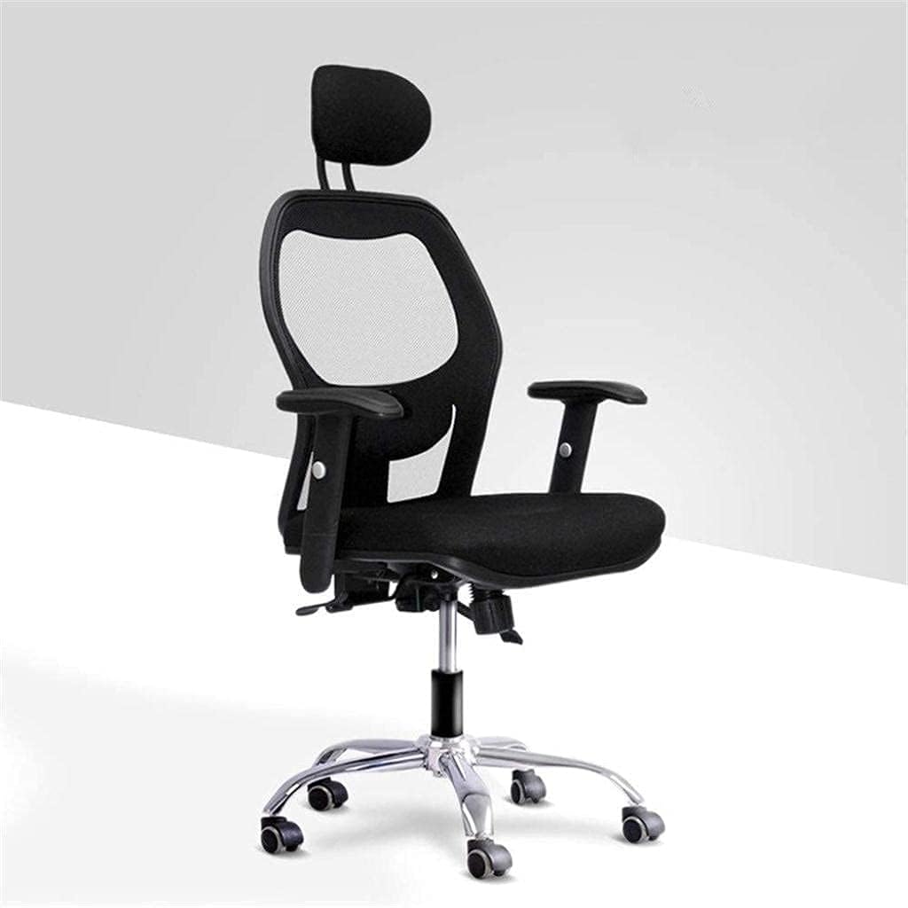 Office Chair Ergonomic Office Chair Revolving Mesh Office Chair Reclining Conference Chair Height-Adjustable Work Chair