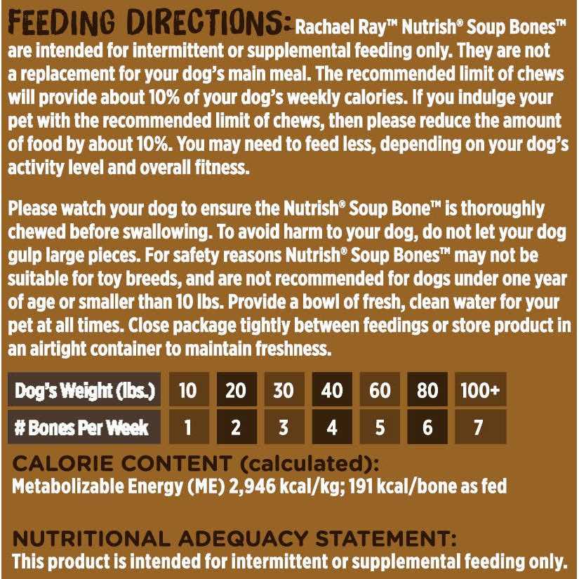 Rachael Ray Nutrish Soup Bones Dog - Pet Supplies online store