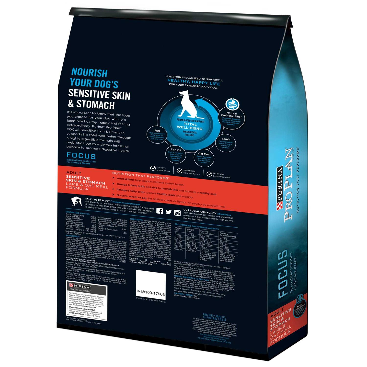 Purina Pro Plan Adult Sensitive Skin & Stomach - Pet Supplies online store