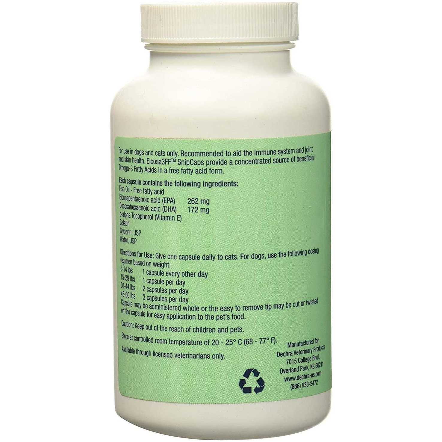 Dechra Eicosa3FF SnipCaps for Dogs - Pet Supplies online store