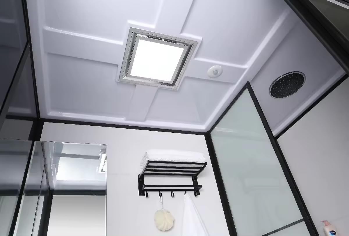 Luxury Multi-Function Prefab Bathroom Unit - Ready Toilet Shower Cubicle Set, High-End Design for Convenience and Style, Ideal for Modern Living Spaces, Easy Installation