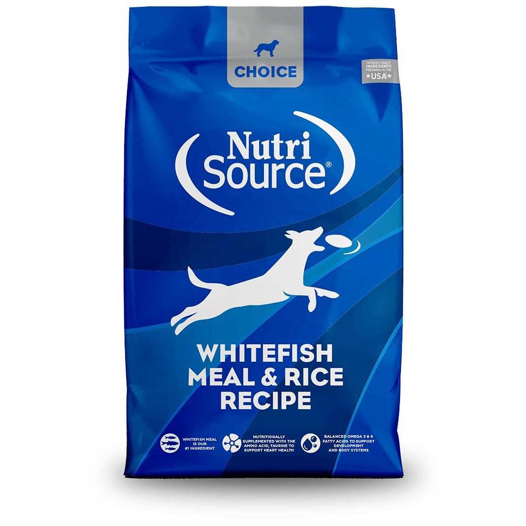 NutriSource Choice Whitefish Meal Rice Recipe Dry Dog Food - Pet Supplies online store