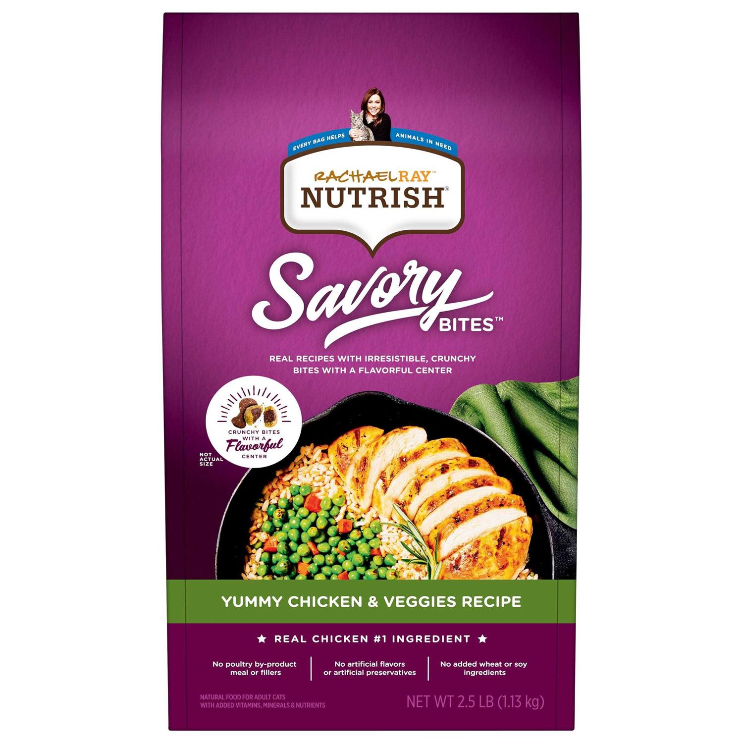 Rachael Ray Nutrish Savory Bites Dry Cat Food - Pet Supplies online store