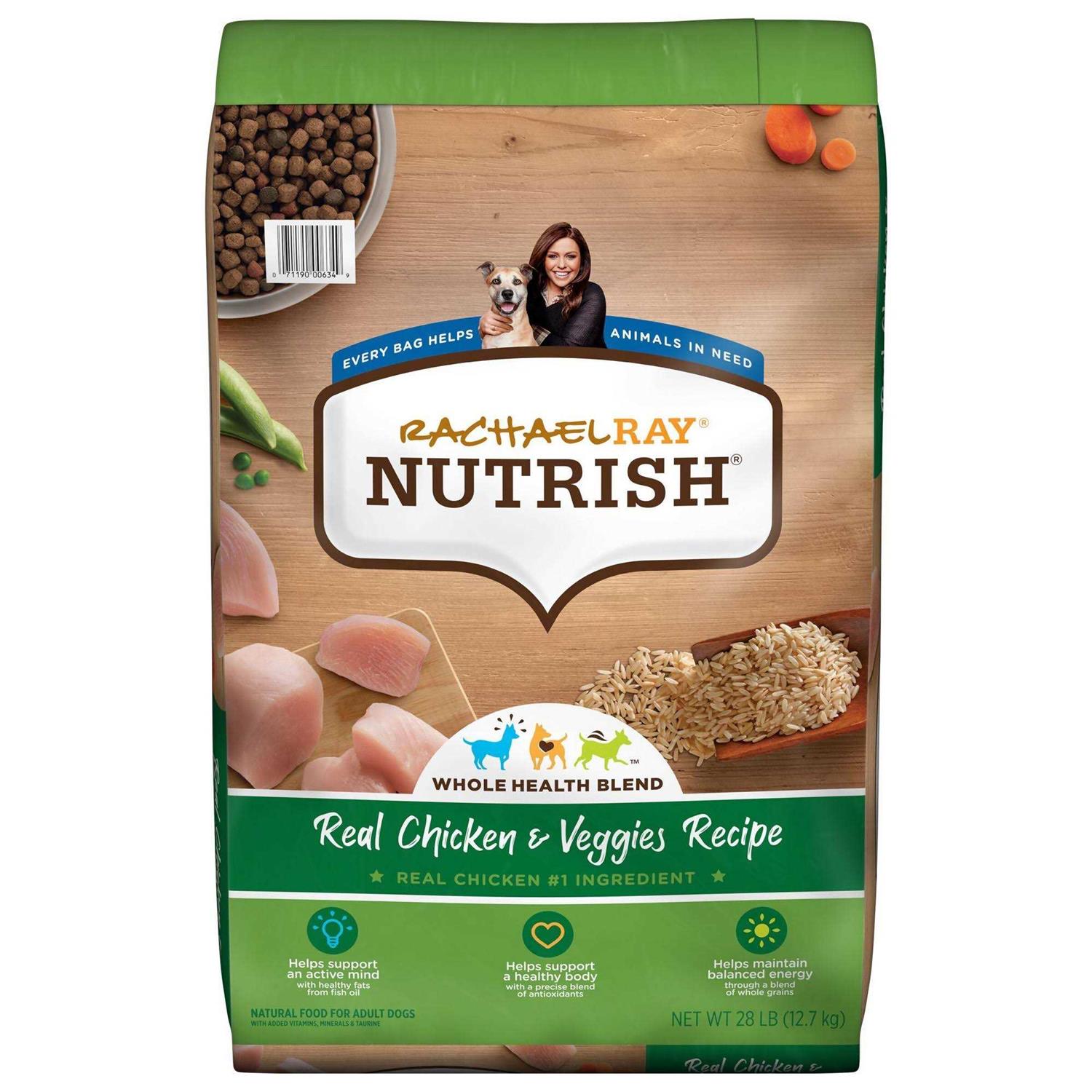 Rachael Ray Nutrish Dry Dog Food Real Chicken & Veggies Recipe - Pet Supplies online store