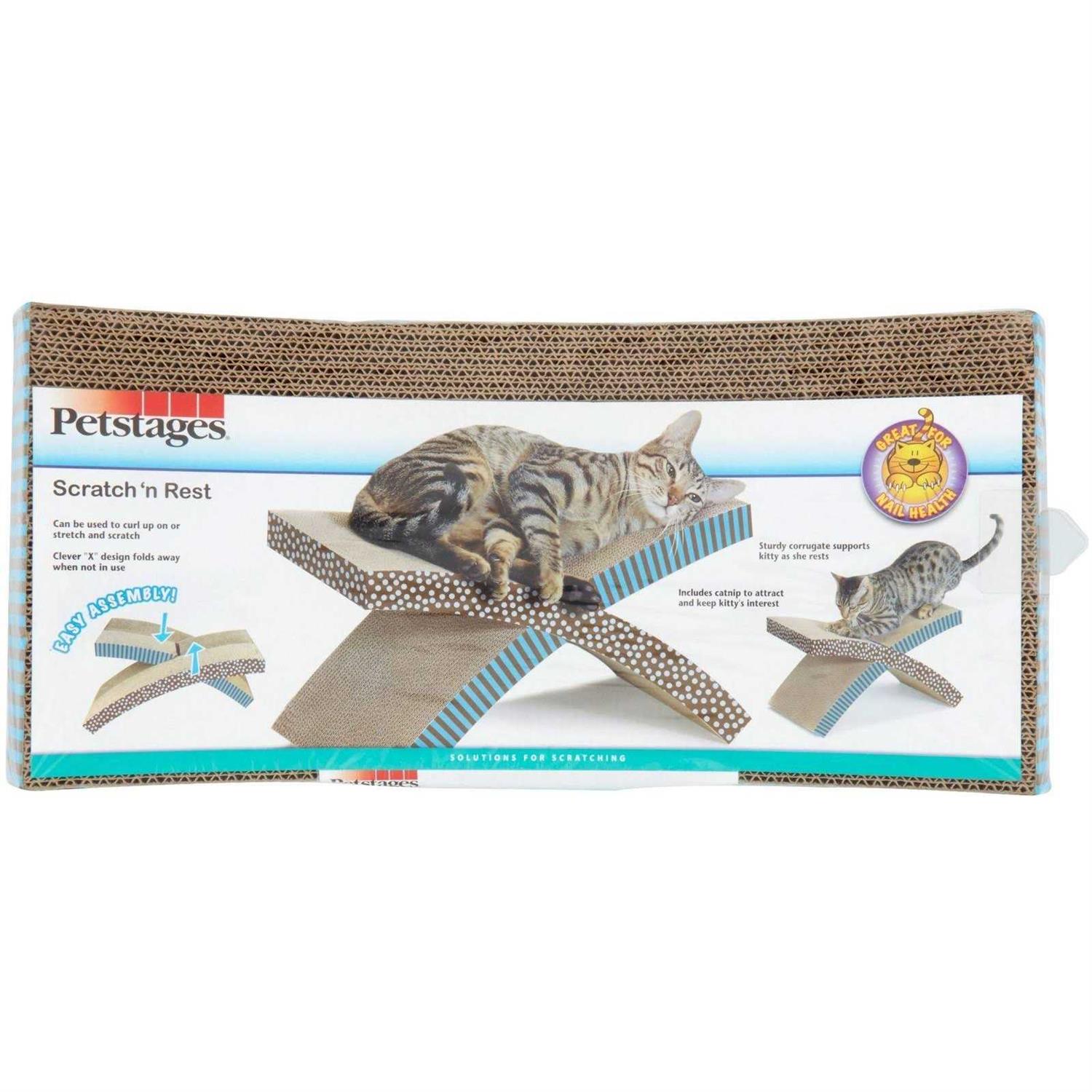 Petstages Scratch 'n Rest Cat Scratcher Cat Accessory - Pet Supplies online store