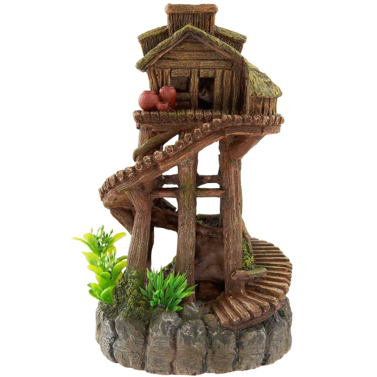 Top Fin Tree House Aquarium Tank Ornament - Pet Supplies online store