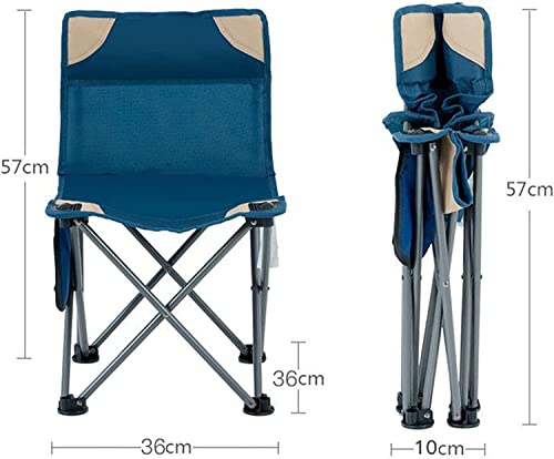 Folding Chairs Low Beach Chairs for Adults Lightweight Camping Chair Seat Stool Folding Chairs for Outside Folding Lawn Chair Portable Camping Chair(Color:C)