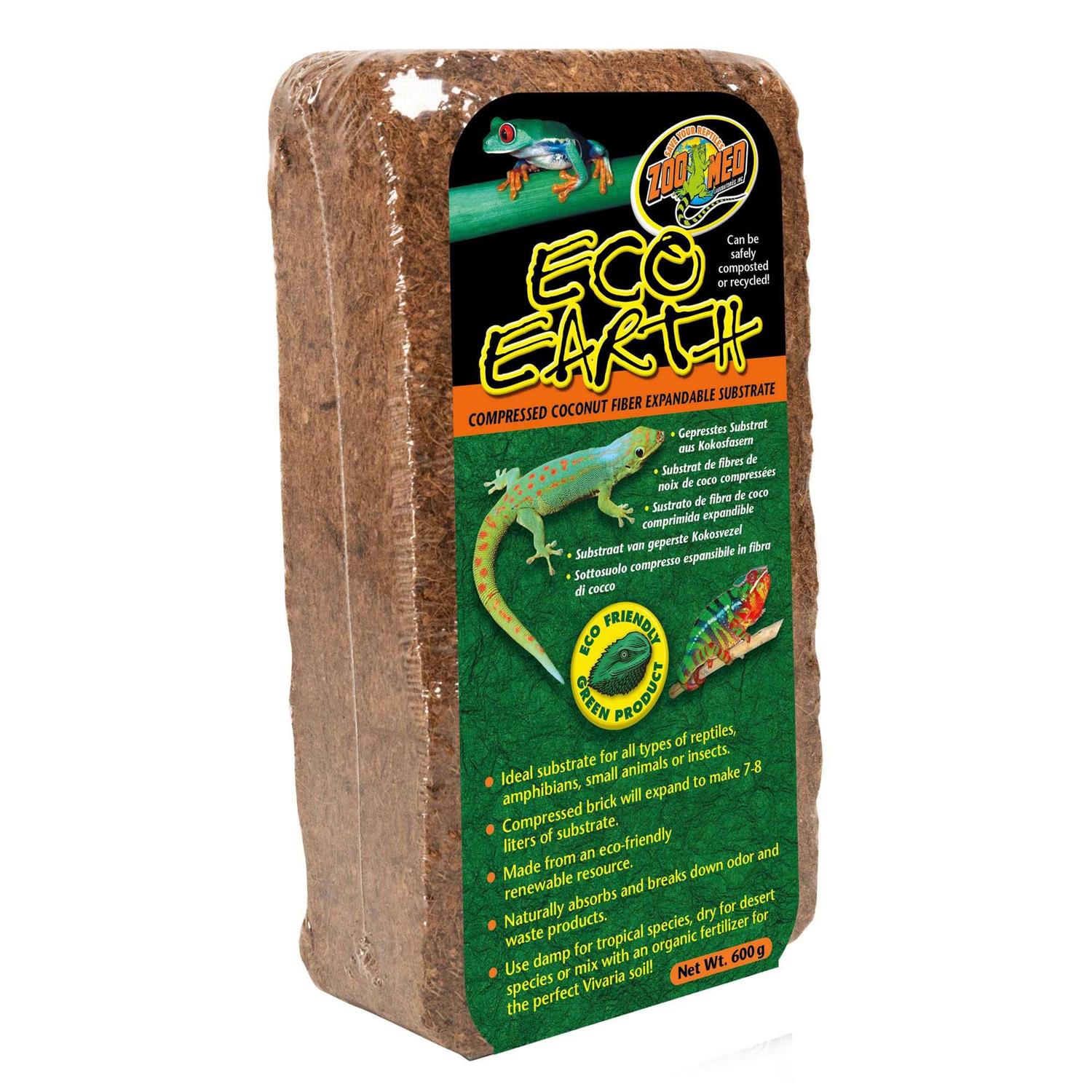 Zoo Med Eco Earth Compressed Coconut Fiber Substrate - Pet Supplies online store