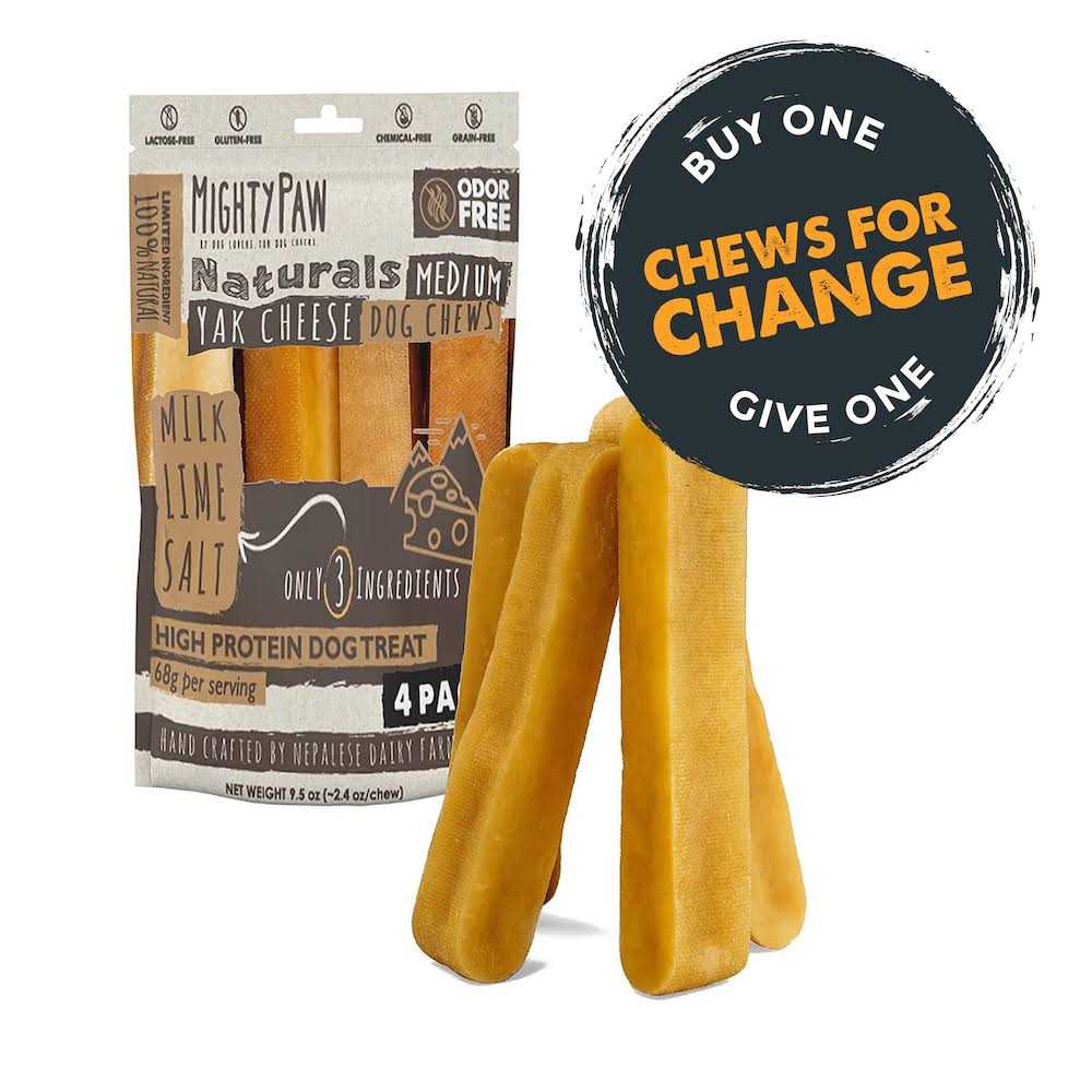 Mighty Paw Yak Cheese Chews for Dogs All-Natural Long Lasting Pet Treats Odorless and Great for Oral Health Limited-Ingredient - Pet Supplies online store