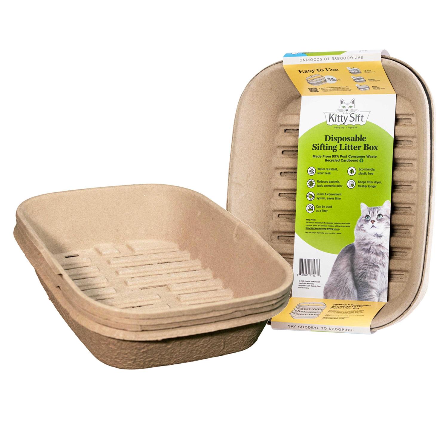 Kitty Sift Disposable Sifting Litter Box - Pet Supplies online store