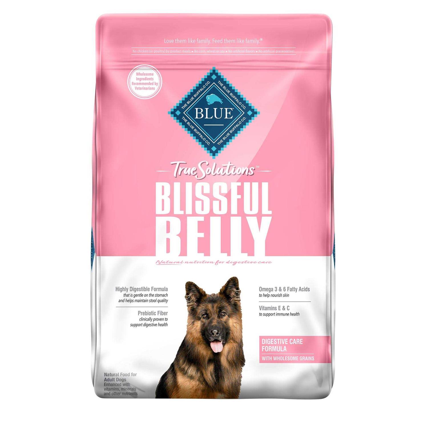 Blue Buffalo True Solutions Blissful Belly Digestive Care Adult Dry Dog Food - Pet Supplies online store
