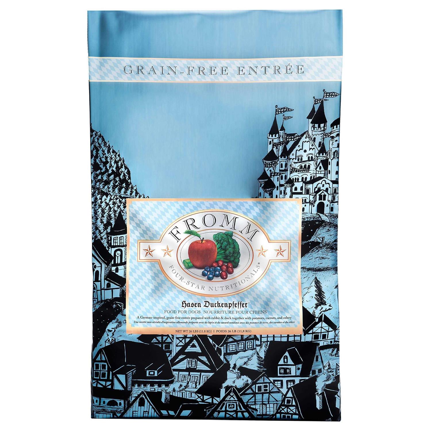 Fromm Four Star Hasen Duckenpfeffer Dog Food - Pet Supplies online store