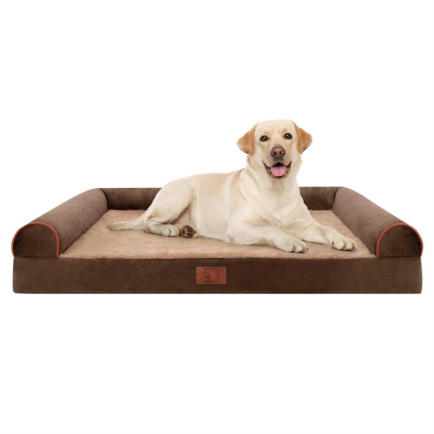 Lazy Lush Dog Bed Dog Beds for Extra Large Dogs Large Dog Bed with Removable Washable Cover - Pet Supplies online store