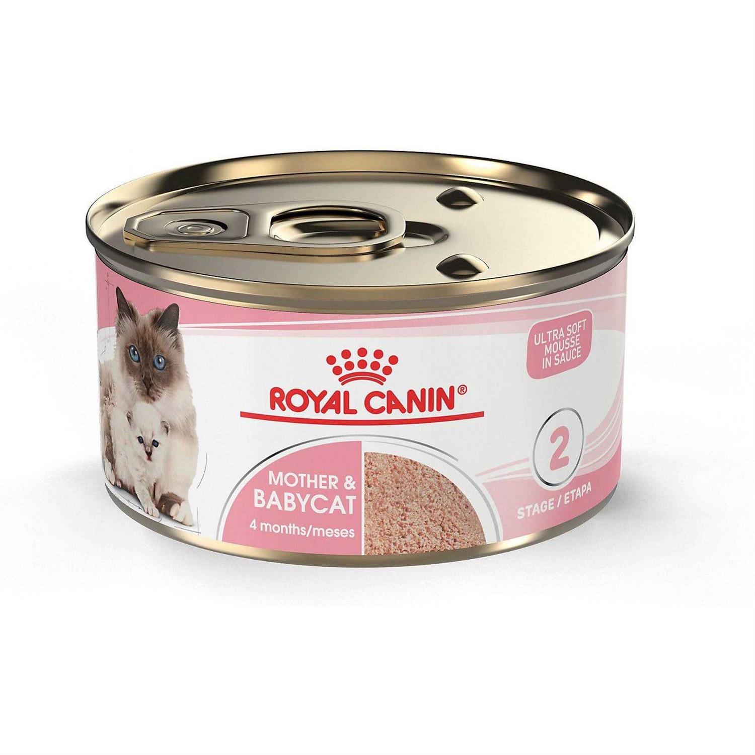 Royal Canin Feline Health Nutrition Mother & Babycat Ultra Soft Mousse in Sauce Canned Cat Food - Pet Supplies online store