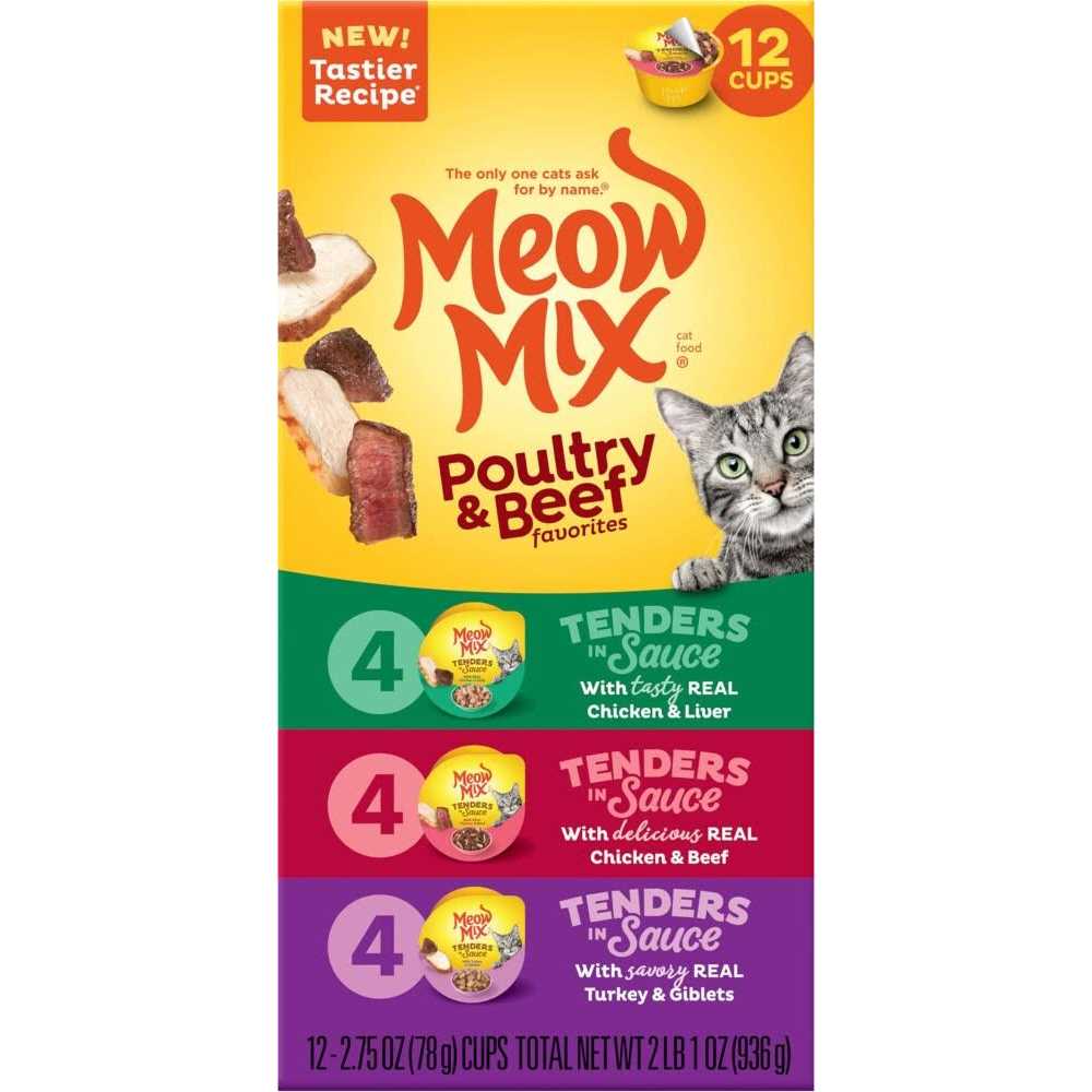 Meow Mix Tender Favorites Wet Cat Food - Pet Supplies online store