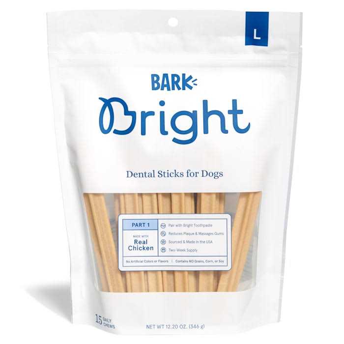 Bark Bright Dental Sticks for Large Dogs Chews - Pet Supplies online store