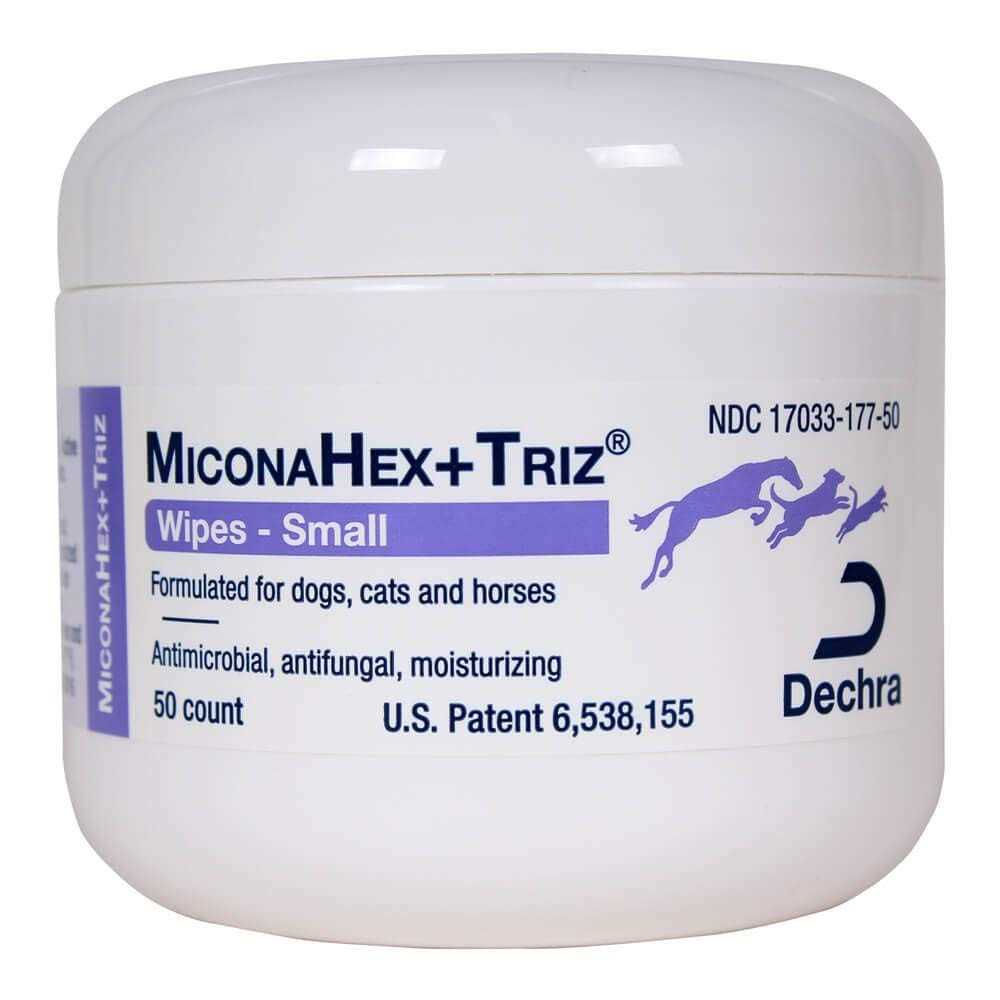Dechra MiconaHex + Triz Wipes for Dogs - Pet Supplies online store