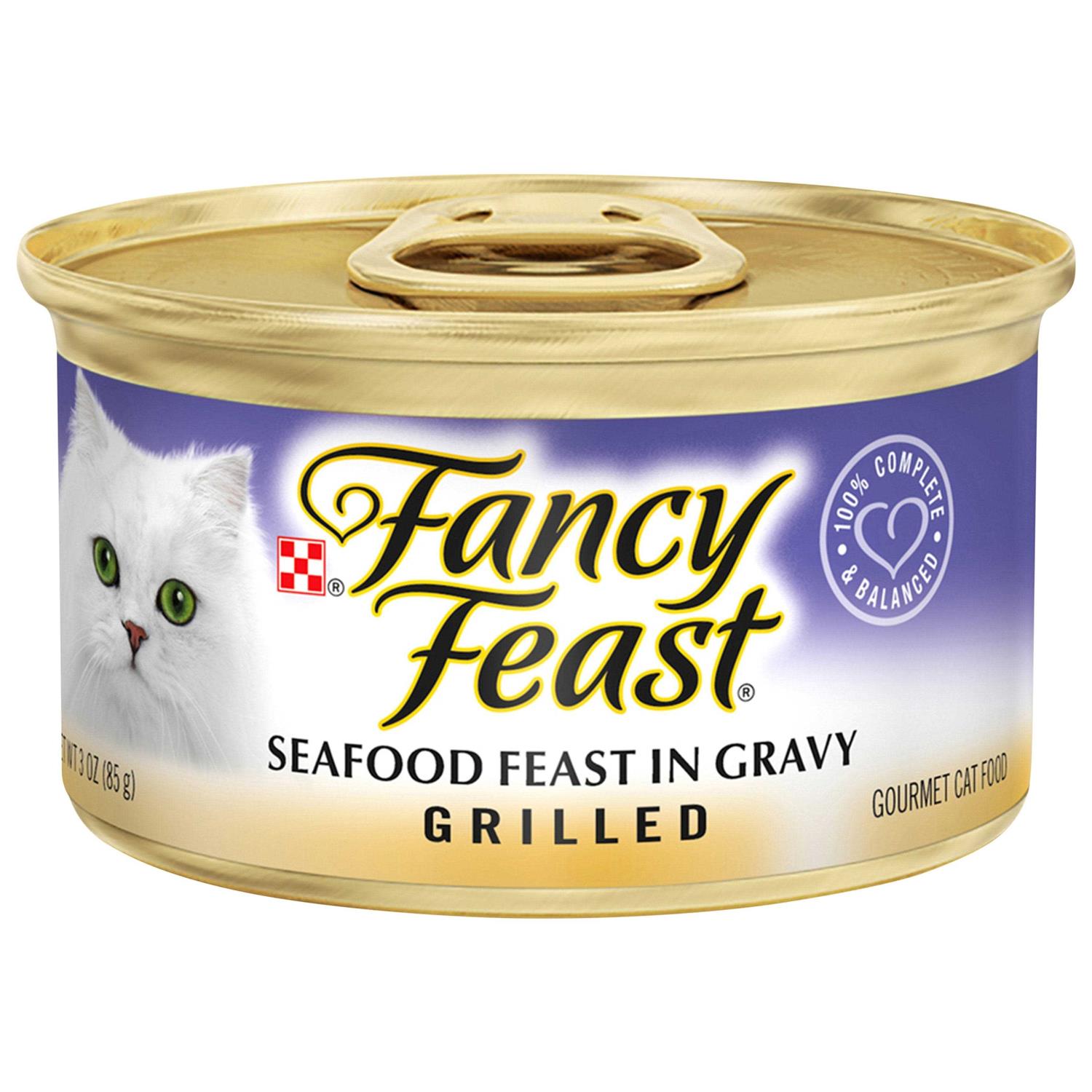 Fancy Feast Seafood Grilled Wet Cat Food - Pet Supplies online store