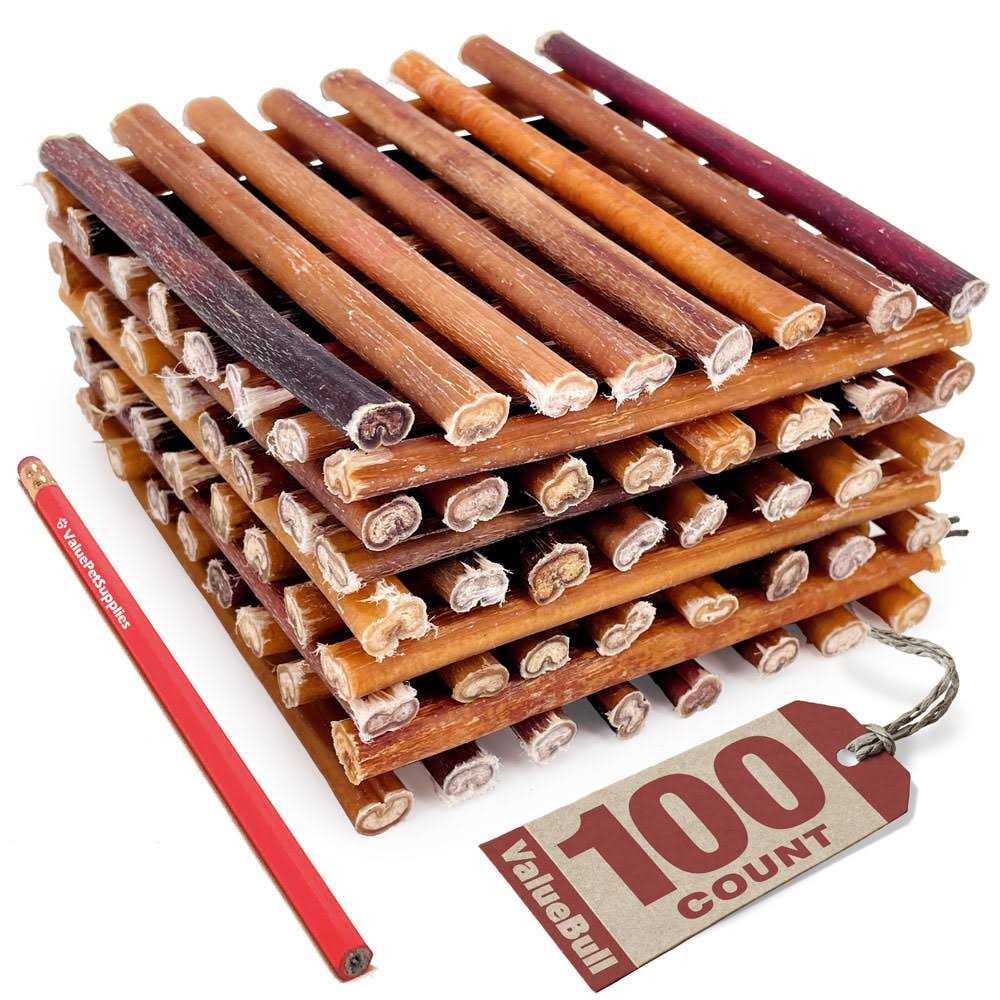 ValueBull Bully Sticks for Dogs 6 inch - Pet Supplies online store