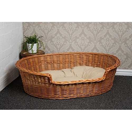 Prestige Wicker Dog Bed Basket - Pet Supplies online store
