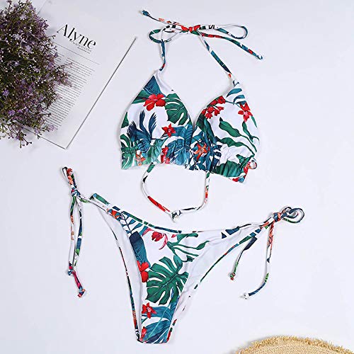 High Waisted Bikini, Women’s Two Piece Bikini Sets Push Up Halter Bikini Bathing Suit Adjustable 2 Piece Swimsuit