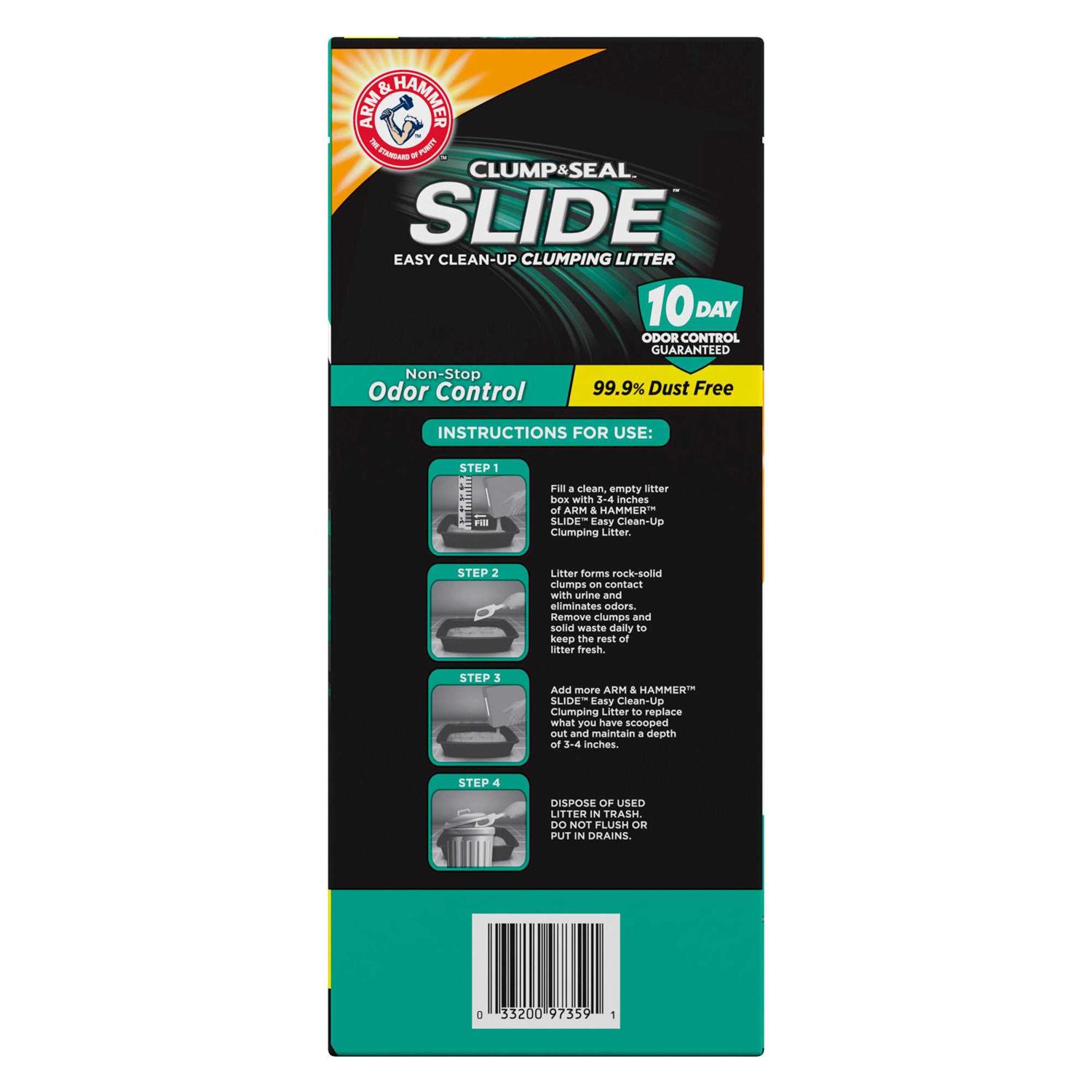 Arm & Hammer Slide Odor Control Easy Clean-Up Clumping Cat Litter - Pet Supplies online store