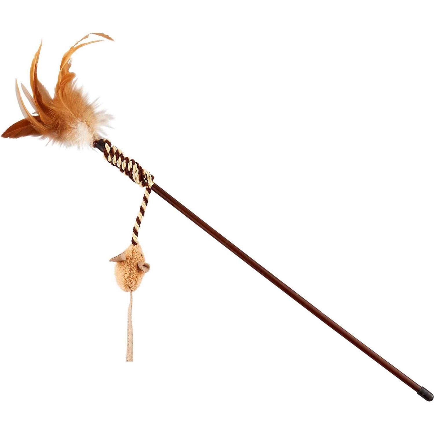 Pet Zone Bounce & Pounce Play N Squeak Wand - Pet Supplies online store