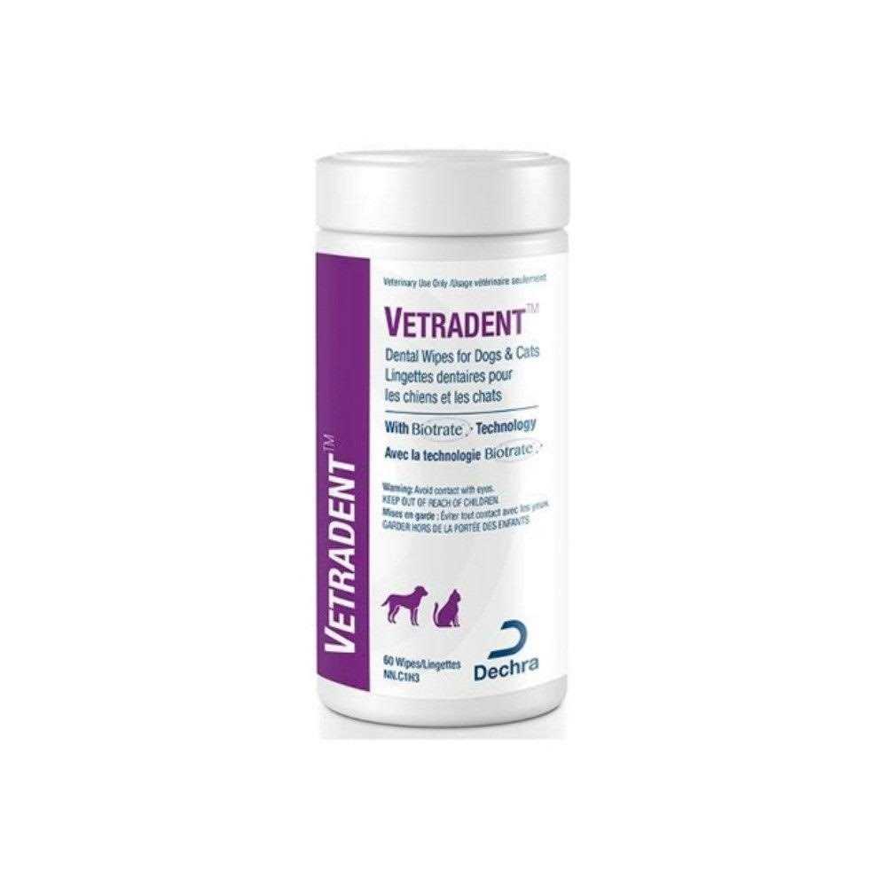 Dechra Vetradent Dental Wipes for Dogs Cats - Pet Supplies online store