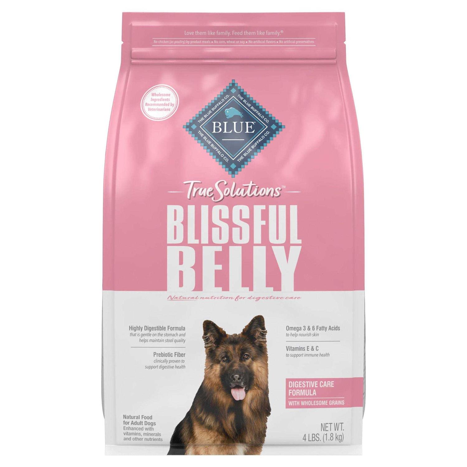 Blue Buffalo True Solutions Blissful Belly Digestive Care Adult Dry Dog Food - Pet Supplies online store