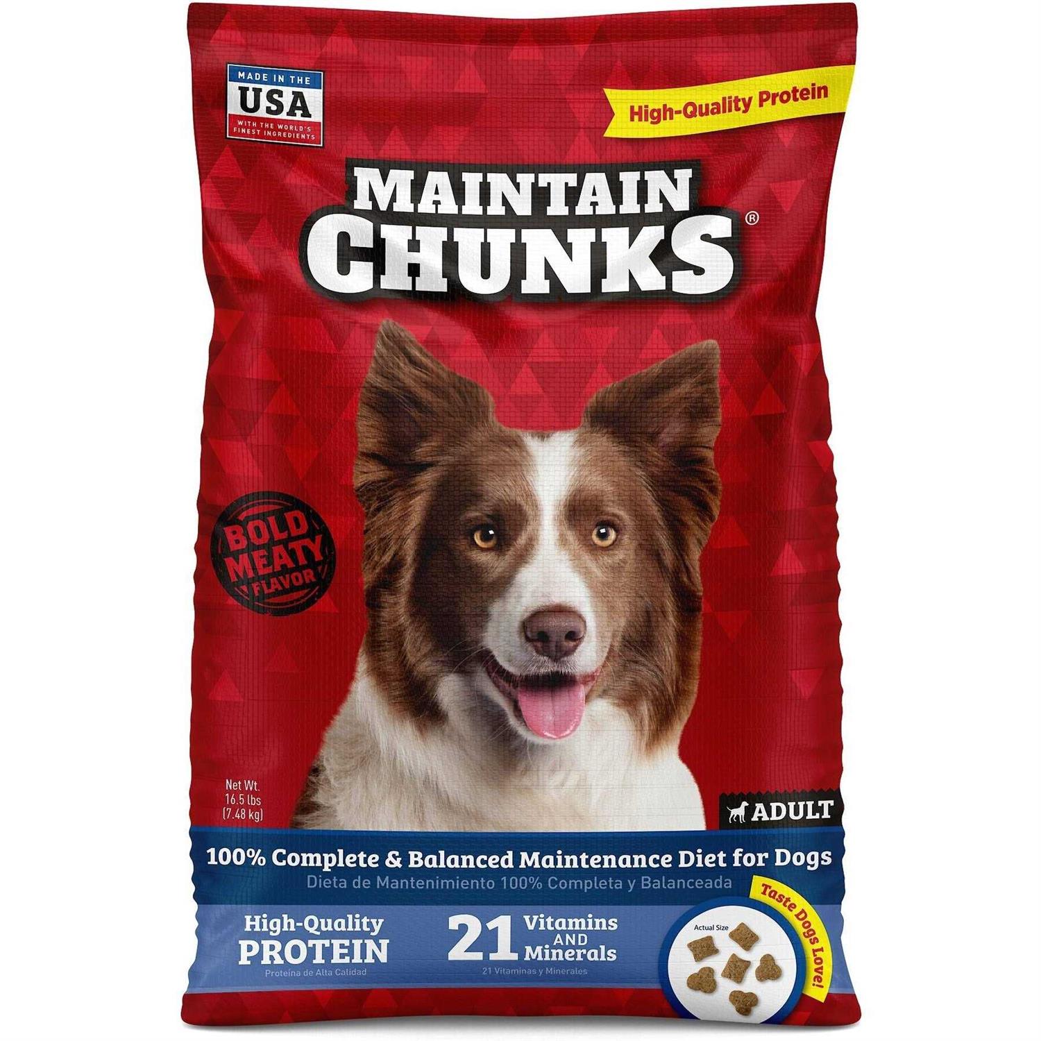 Maintain Chunks Dog Food - Pet Supplies online store