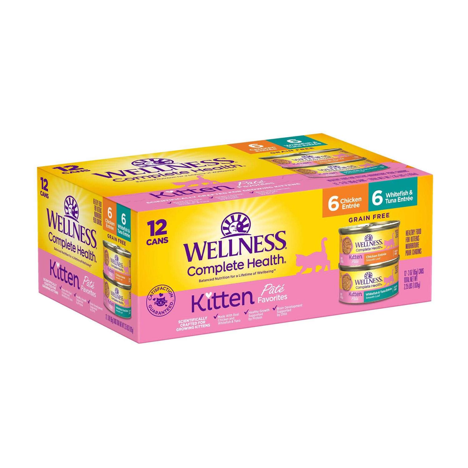 Wellness Complete Health Kitten Canned Wet Cat Food - Pet Supplies online store