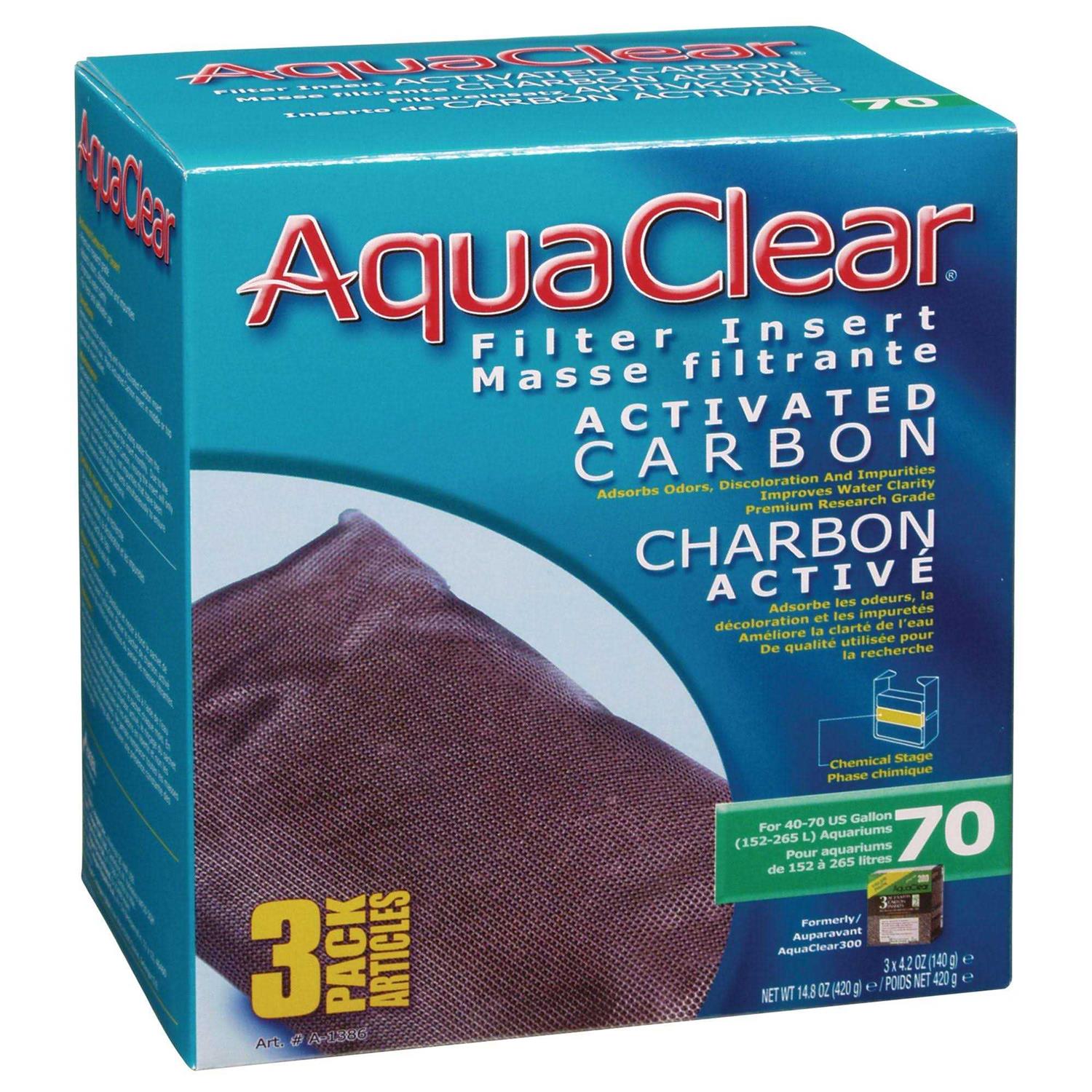 Aquaclear Activated Carbon Filter Insert - Pet Supplies online store