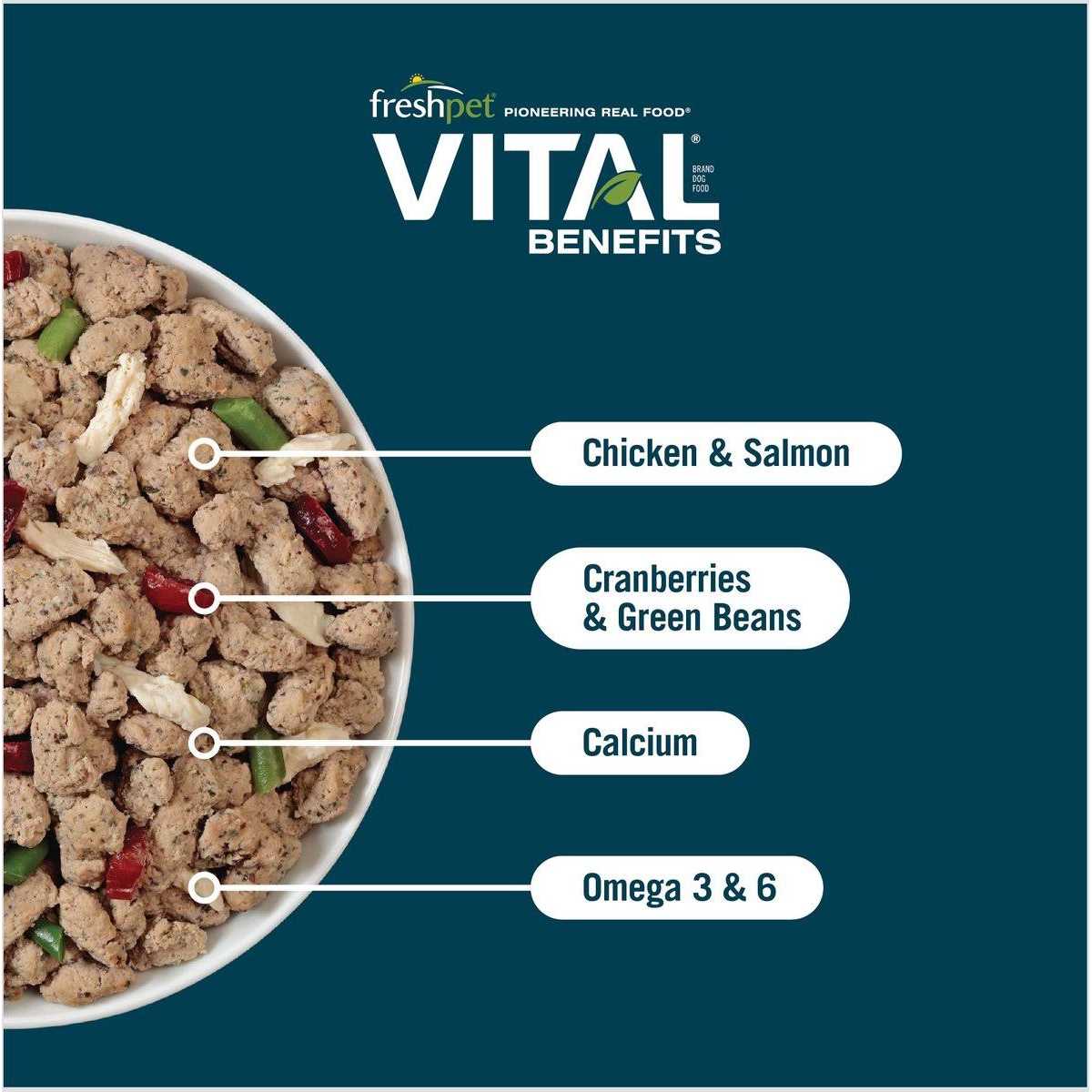 Freshpet Vital Benefits Joint Health All Life Stage Fresh Dog Food - Pet Supplies online store