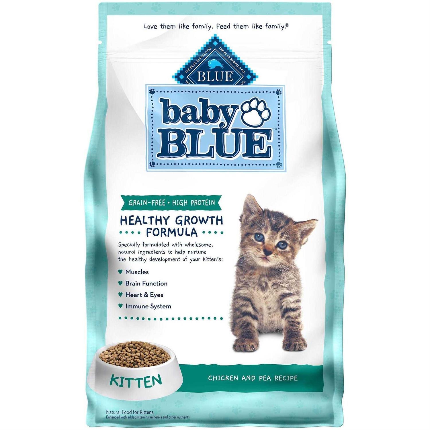 Blue Buffalo Baby Blue Healthy Growth Formula High Protein Natural Dry Kitten Food - Pet Supplies online store