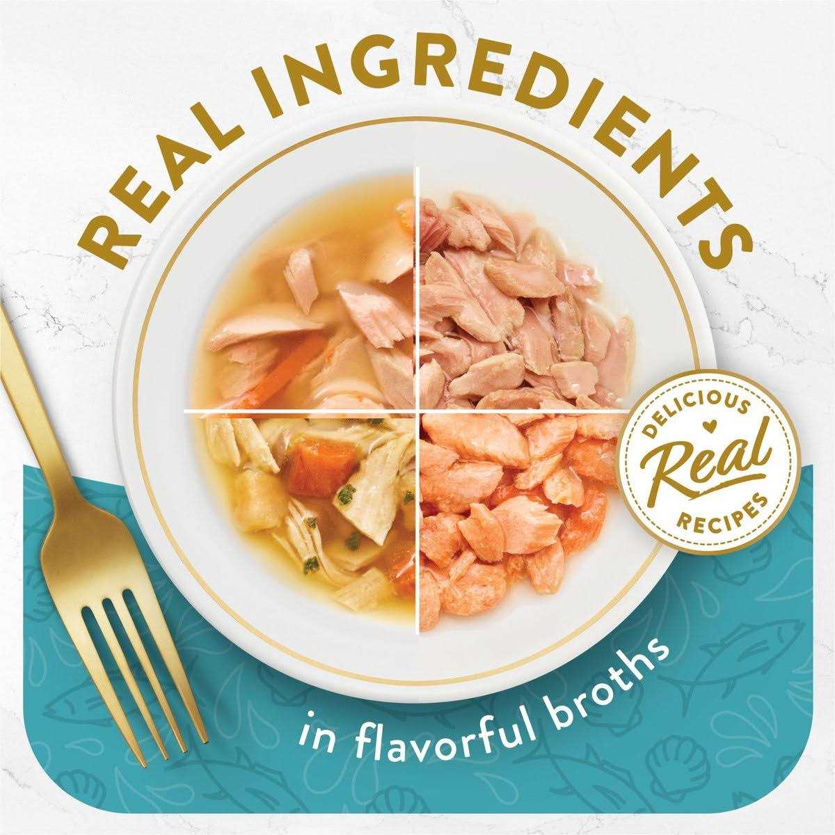 Fancy Feast Lickable Appetizers and Broths Collection Grain Free Wet Cat Food Topper Variety Pack - Pet Supplies online store