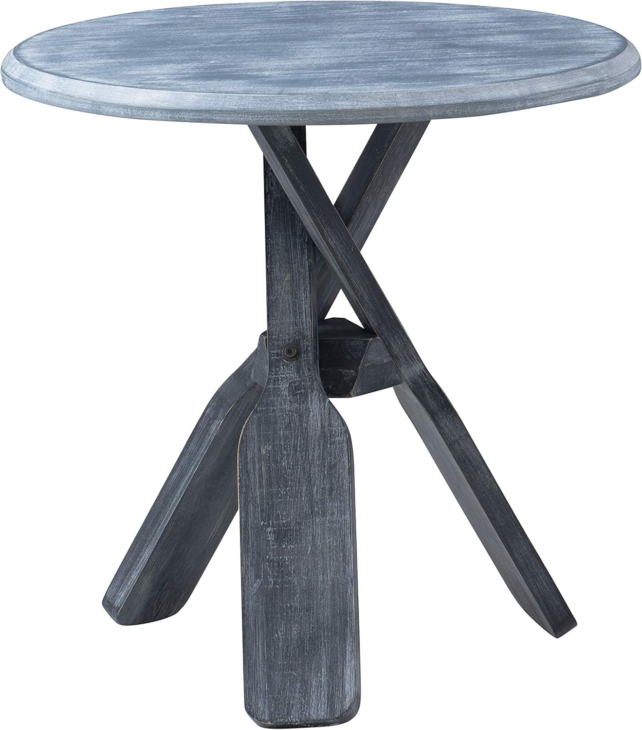 Powell Oakley Blue & Grey Oar Accent Table