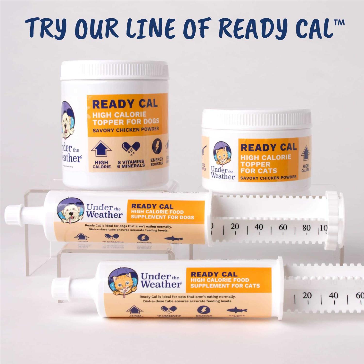 Under the Weather Ready Cal High Calorie Powder for Cats - Pet Supplies online store