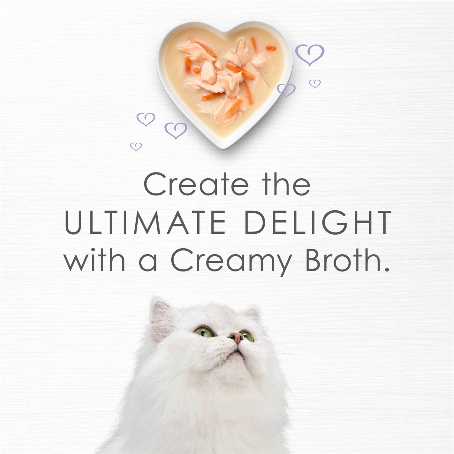 Fancy Feast Grain Free Wet Cat Food Variety Pack Broths Creamy Collection - Pet Supplies online store