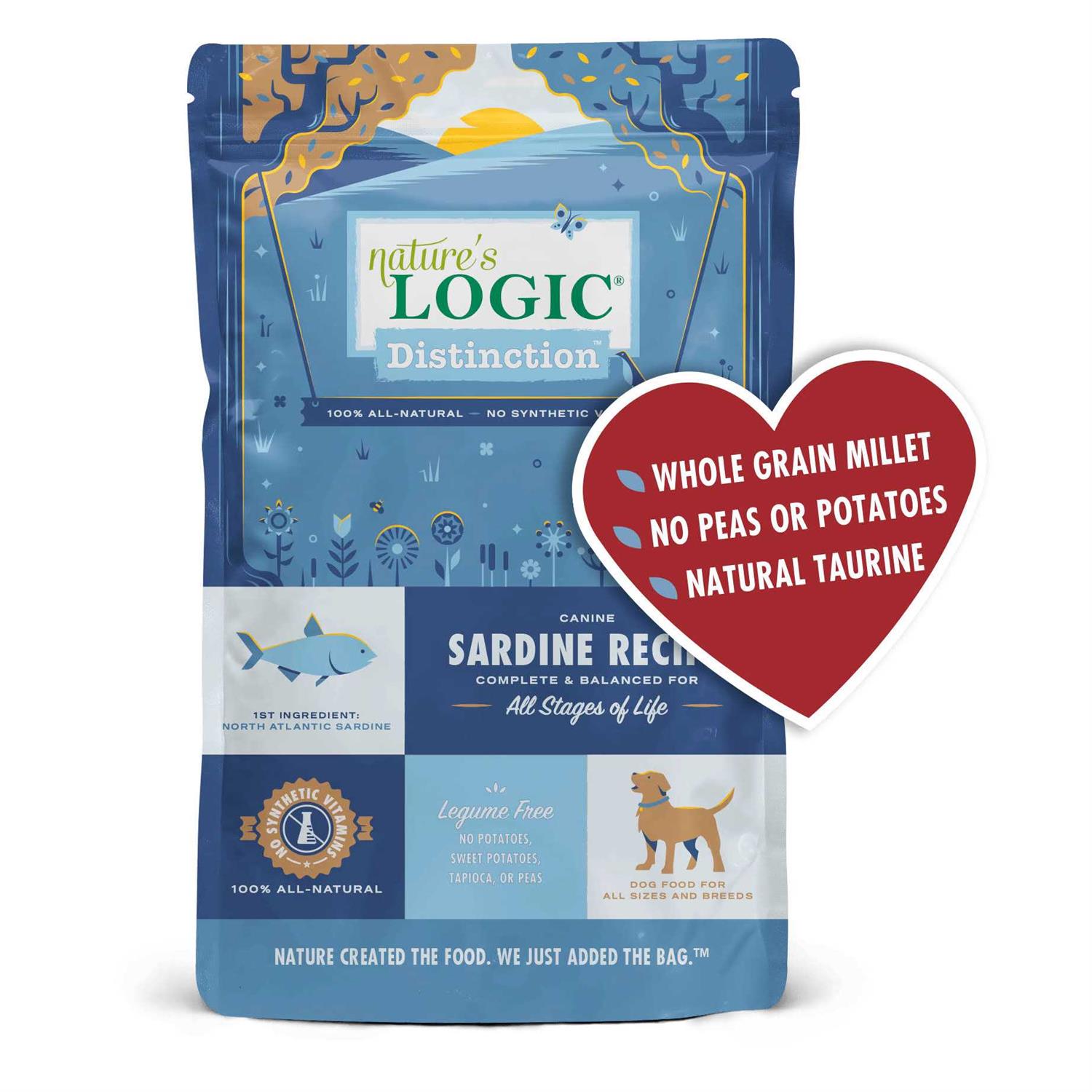 Nature's Logic Distinction Sardine Recipe Dry Dog Food - Pet Supplies online store