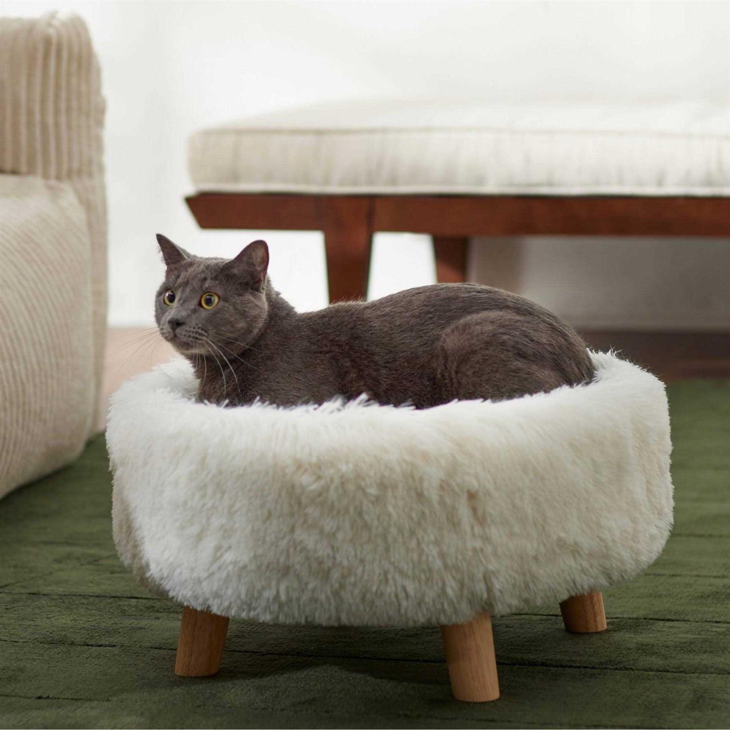 Frisco Round Elevated Cat Bed - Pet Supplies online store