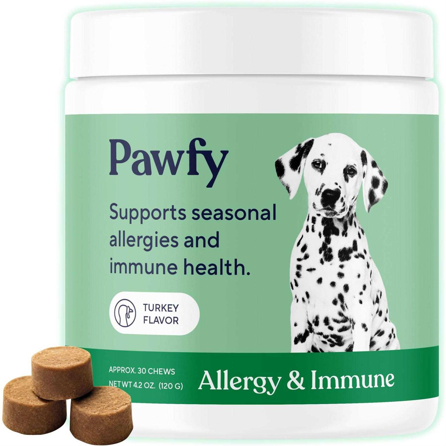 Pawfy Allergy & Immune Chews - Pet Supplies online store