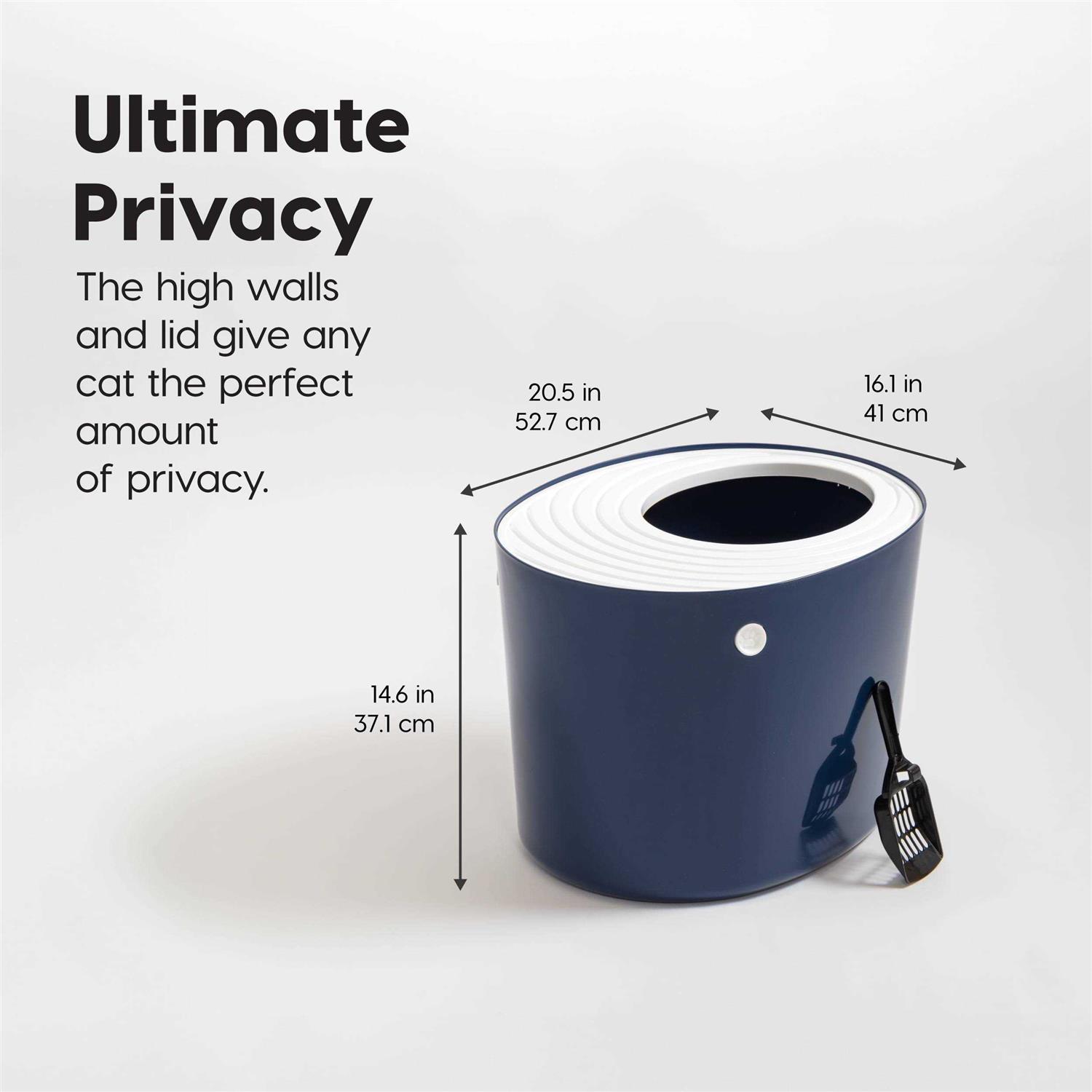 IRIS USA Top Entry Cat Litter Box with Scoop - Pet Supplies online store