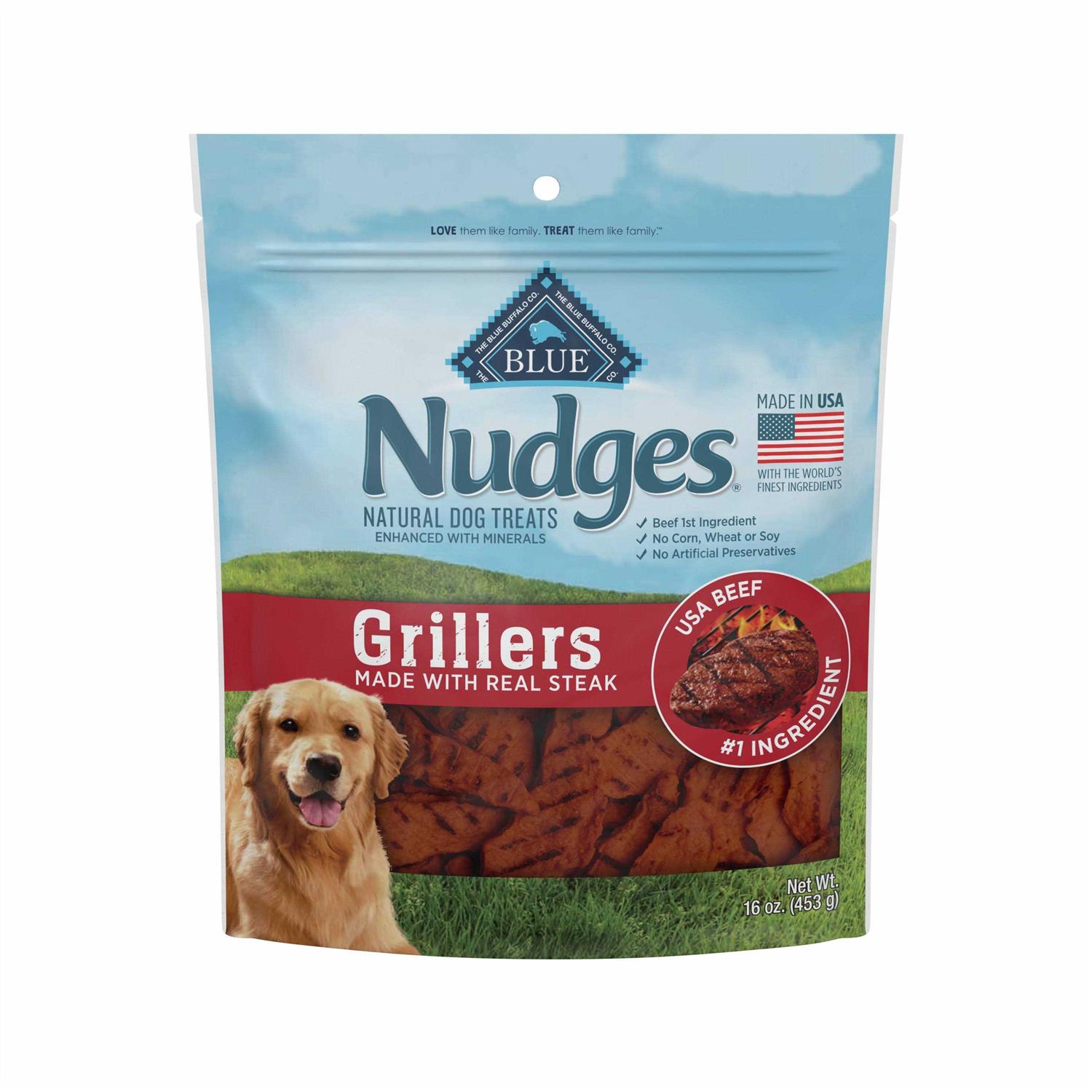 Blue Buffalo Nudges Grillers Natural Dog Treats - Pet Supplies online store